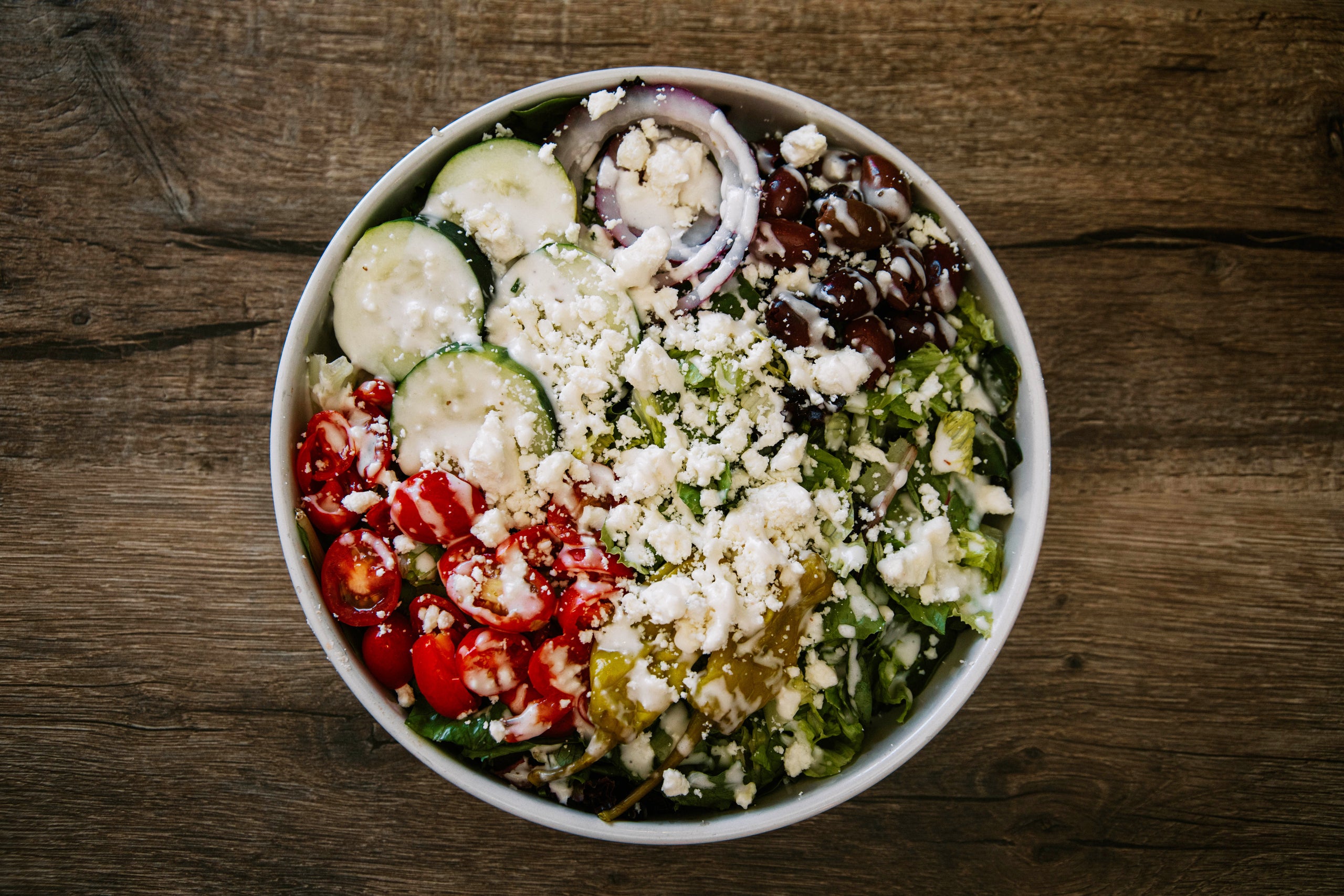 Greek Salad Cibo Cafe & Bistro / Stuzzico Osteria & Bistro