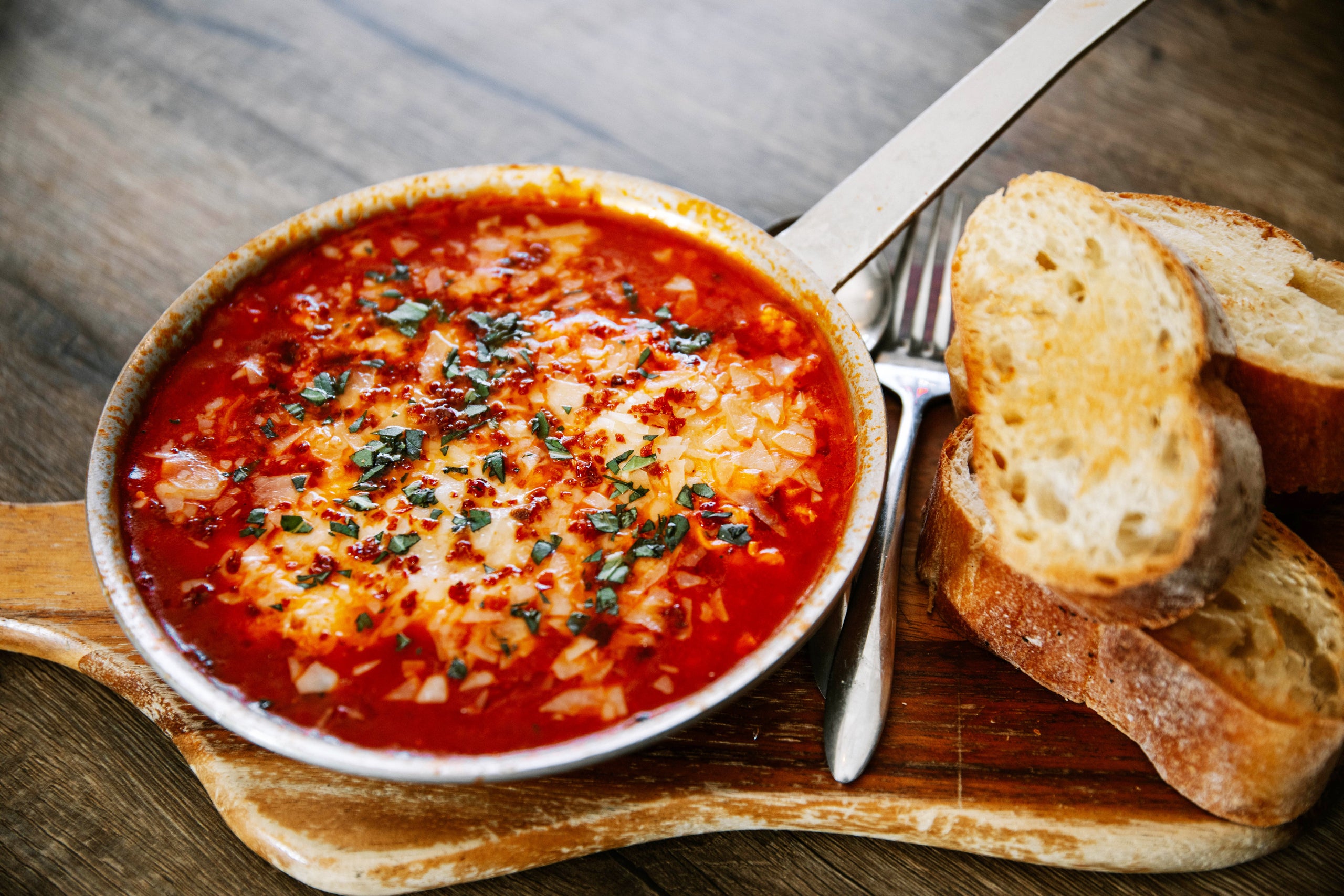 Uova in Purgatorio Cibo Cafe & Bistro / Stuzzico Osteria & Bistro