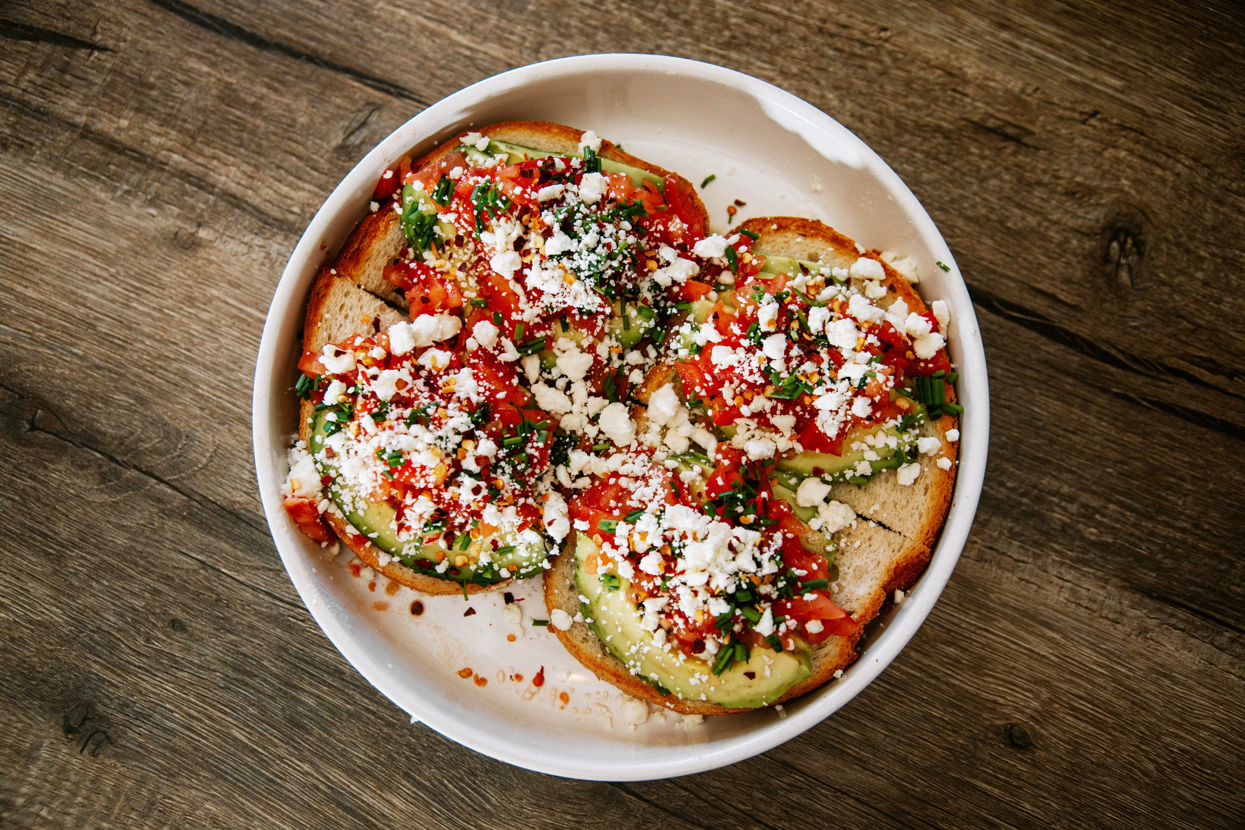 Avocado Toast Cibo Cafe & Bistro / Stuzzico Osteria & Bistro